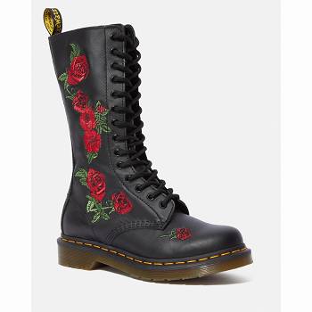 Dr Martens 1914 Vonda Kožené Mid Calf - Cierne Cizmy Damske, DR0260